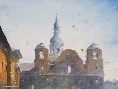 Giclee KOŚCIÓŁ I JERZYKI