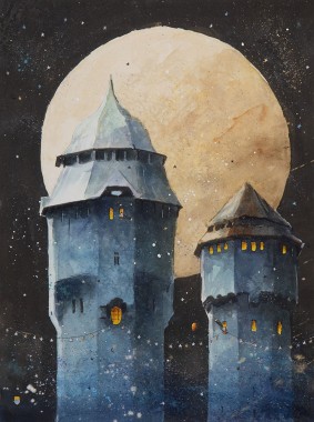 Akwarela ASTRONOMOWIE Z SZOPIENIC