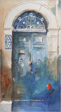 Giclee DRZWI Z CALTAGIRONE