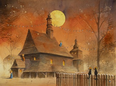 Giclee ŚWIĘCI I KOTY
