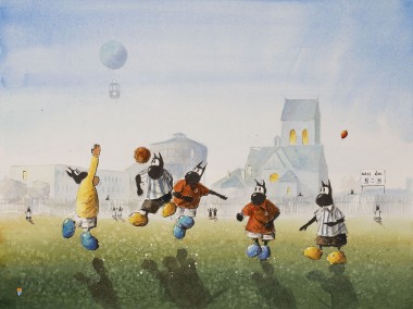 Giclee FUSBAL