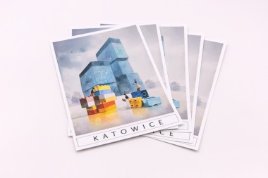 Kartka pocztowa KATOWICE - KLOCKI BEBOK