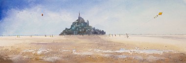 Giclee ODPŁYW - Mt. St. Michel