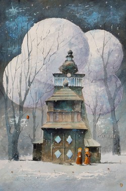 Giclee O PÓŁNOCY W ROPKACH